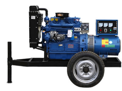 20 motor diesel móvil de los HERZIOS 1500 RPM YUCHAI del KVA 50 de los generadores 25 del kilovatio